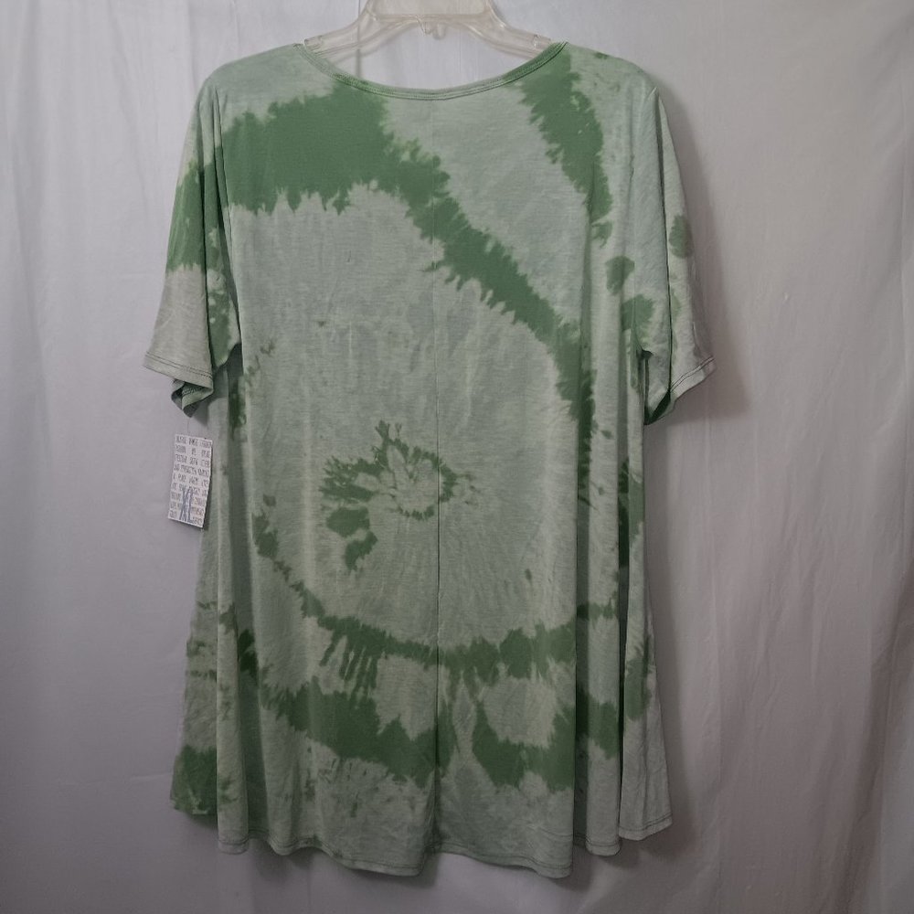 LULAROE TIE DYE SHORT SLEEVE TOP - Picture 5 of 6